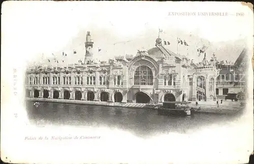 Exposition Universelle Paris 1900 Palais de la Navigation de Commerce  Kat. Expositions