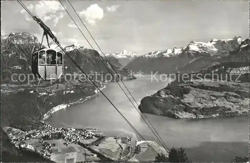 Seilbahn Brunnen Urmiberg Vierwaldstaettersee  Kat. Bahnen