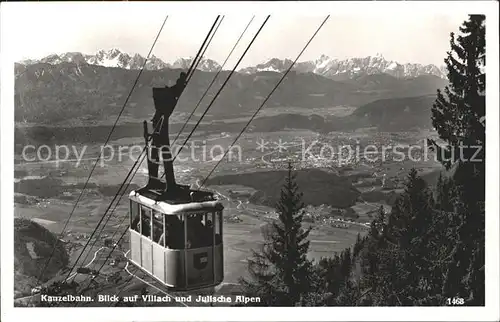 Seilbahn Kanzel Villach Julische Alpen  Kat. Bahnen