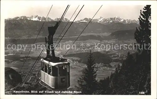Seilbahn Kanzel Villach Julische Alpen  Kat. Bahnen