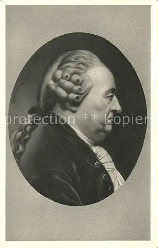 Goethe Johann Wolfgang von Vater Johann Caspar Goethe  Kat. Dichter