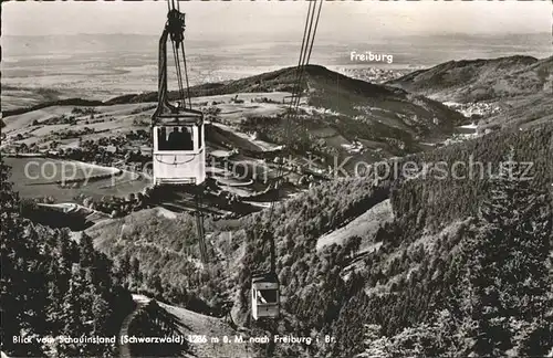 Seilbahn Schauinsland Schwarzwald  Kat. Bahnen