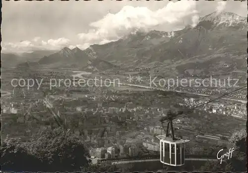 Seilbahn Grenoble Alpen Kat. Bahnen