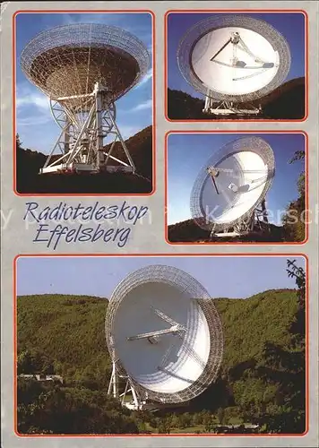 Astronomie Radioteleskop Effelsberg Bad Muenstereifel Kat. Wissenschaft Science