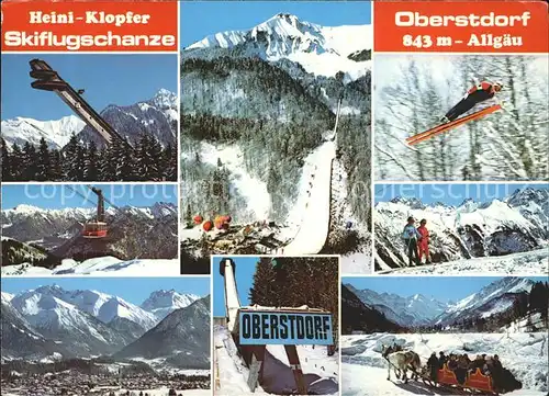 Ski Flugschanze Heini Klopfer Oberstdorf Birgisautal Kat. Sport