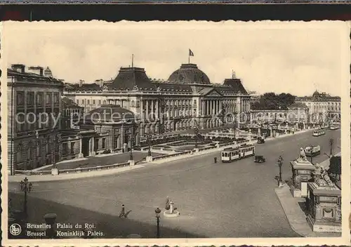 Strassenbahn Bruxelles Palais du Roi  Kat. Strassenbahn