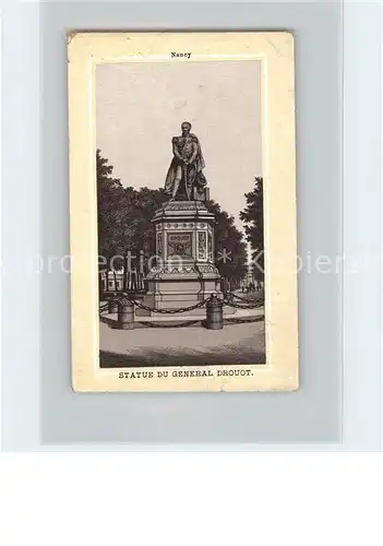 Denkmal Statue General Drouot Nancy Table d'Hote  / Denkmaeler /