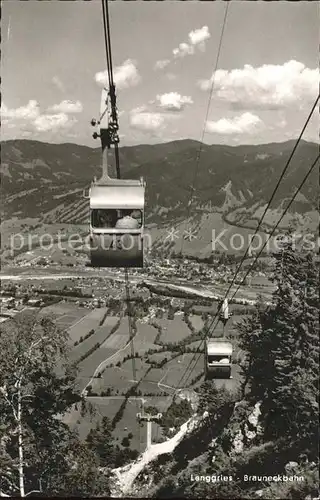 Seilbahn Lenggries Brauneck Kat. Bahnen