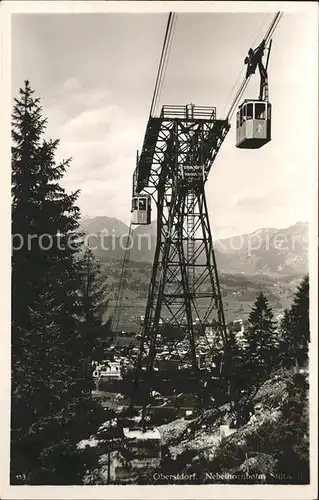 Seilbahn Nebelhorn Oberstdorf  Kat. Bahnen