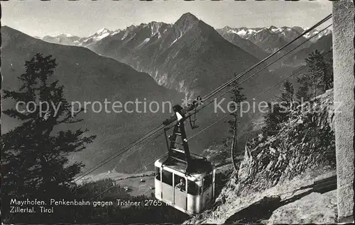Seilbahn Penken Mayrhofen Tristner Zillertal Tirol Kat. Bahnen