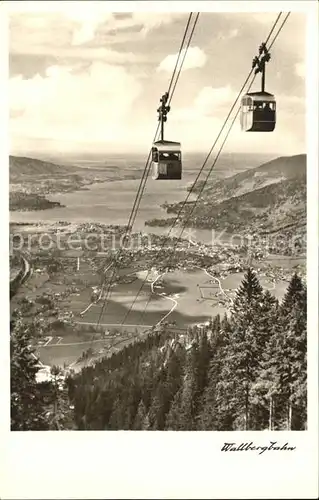 Seilbahn Wallberg Rottach Egern Tegrnsee  Kat. Bahnen