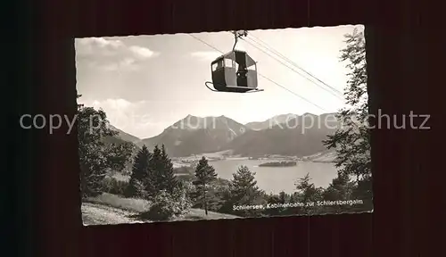 Seilbahn Schliersee  Kat. Bahnen