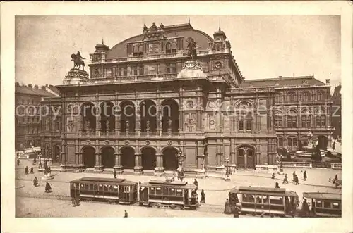 Strassenbahn Staatsoper Wien I. Kat. Strassenbahn