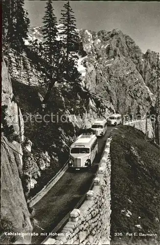 Foto Baumann E. Nr. 336 Postbus Kehlsteinstrasse Hoher Goell  Kat. Fotografie