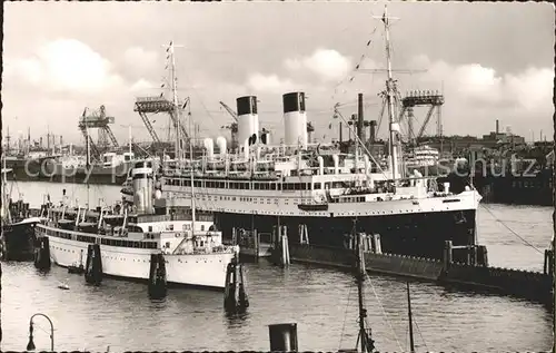 Dampfer Oceanliner Hamburg Hafen Kat. Schiffe