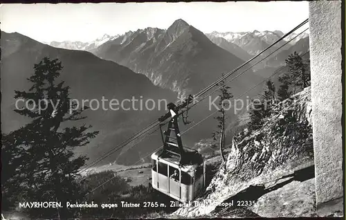 Seilbahn Penkenbahn Mayrhofen Tristner Zillertal  Kat. Bahnen