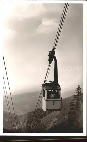 Seilbahn Schauinsland Schwarzwald  Kat. Bahnen