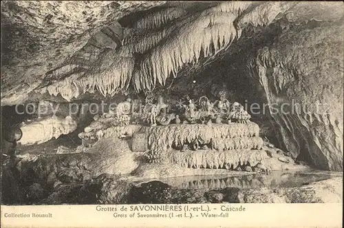 Hoehlen Caves Grottes Savonnieres Cascade  Kat. Berge