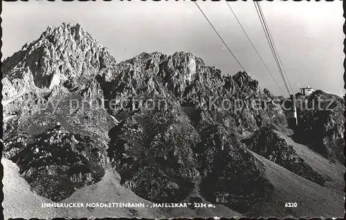 Seilbahn Innsbrucker Nordkettenbahn Hafelekar Kat. Bahnen