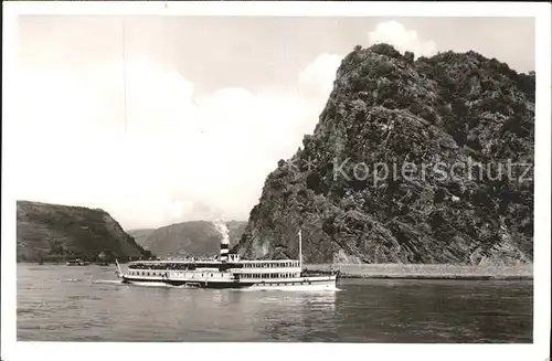 Dampfer Seitenrad Lorelei Kat. Schiffe