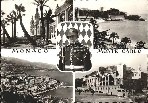 Leibgarde Wache Monaco Monte Carlo  Kat. Polizei