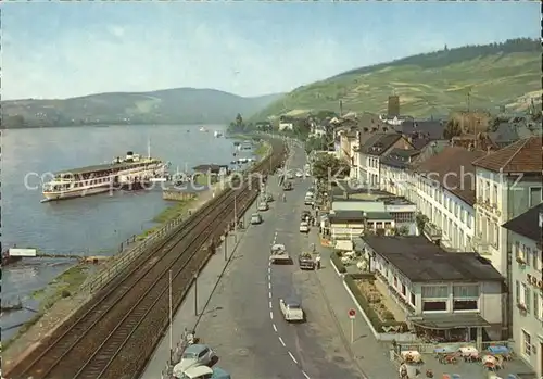 Dampfer Seitenrad Ruedesheim am Rhein Rheinstrasse  Kat. Schiffe