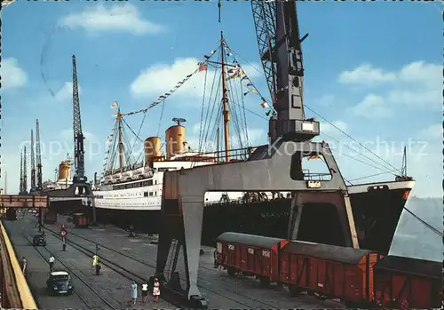 Dampfer Oceanliner MS Berlin Bremerhaven Kat. Schiffe