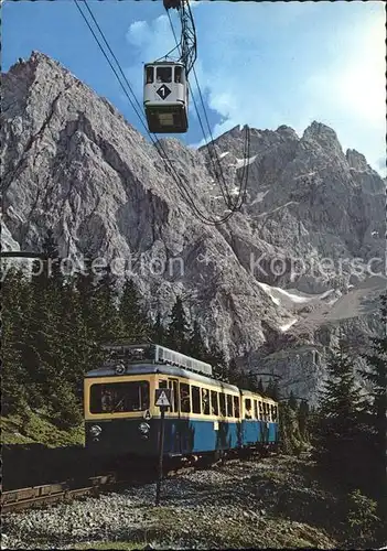 Zugspitzbahn Eisenbahn Seilbahn Zugspitzgipfel Kat. Eisenbahn