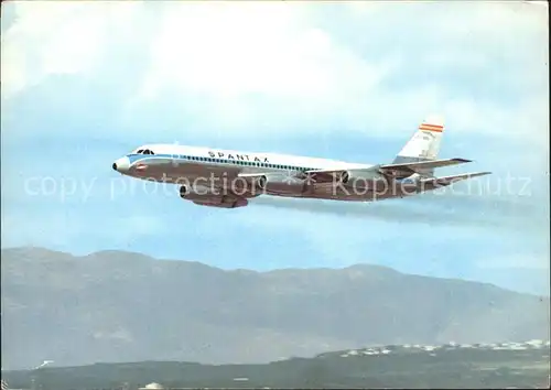 Flugzeuge Zivil Spantax Convair CV 990 A Coronado Kat. Airplanes Avions