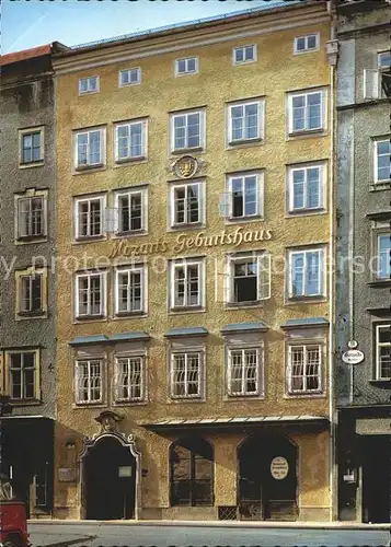 Mozart Wolfgang Amadeus Geburtshaus Salzburg  Kat. Komponist