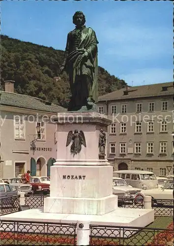 Mozart Wolfgang Amadeus Denkmal Salzburg  Kat. Komponist