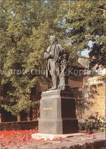 Bach Johann Sebastian Denkmal Eisenach Kat. Komponist