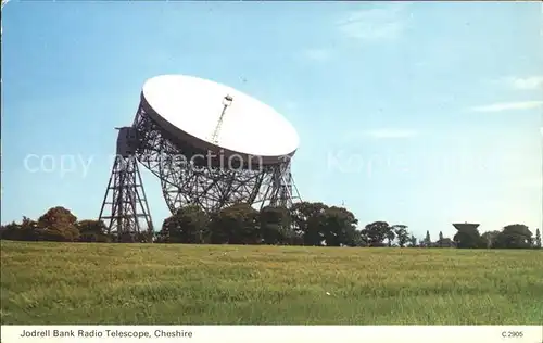 Astronomie Radio Telescope Jodrell Bank Cheshire  Kat. Wissenschaft Science