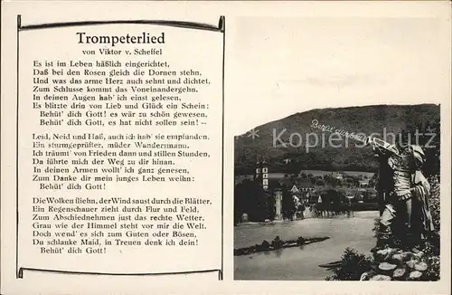 Trompeter Scheffel Trompeterlied Bad Saeckingen Kat. Maerchen und Sagen