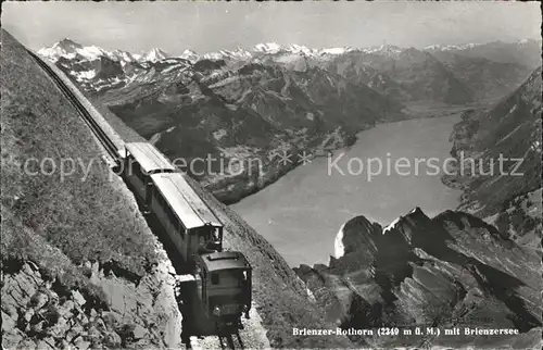 Zahnradbahn Brienzer Rothorn Brienzersee  Kat. Bergbahn