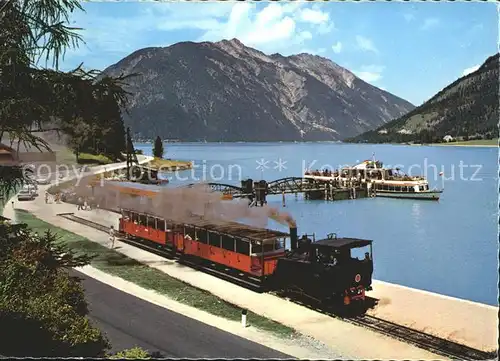 Lokomotive Zahnradbahn Achensee Schiffstation Seespitz  Kat. Eisenbahn