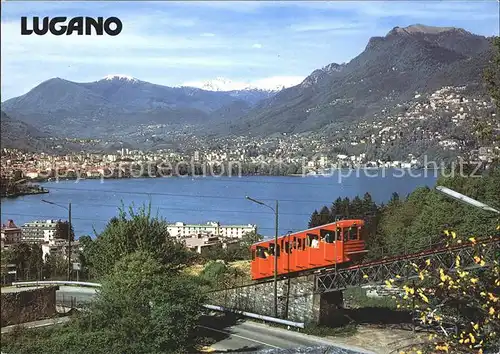 Zahnradbahn Funicolare Lugano Monte San Salvatore  Kat. Bergbahn