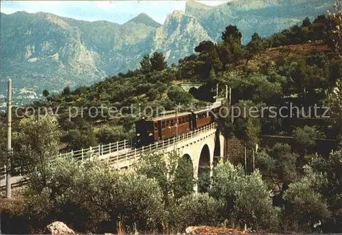 Eisenbahn Ferrocarril Palma Soller Mallorca  Kat. Eisenbahn