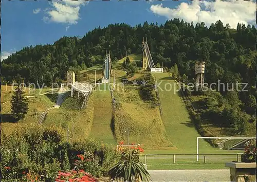 Ski Flugschanze Olympia Skistadion Garmisch Partenkirchen  Kat. Sport