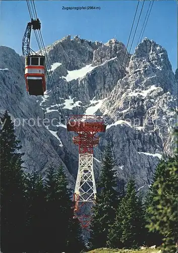 Seilbahn Zugspitze  Kat. Bahnen