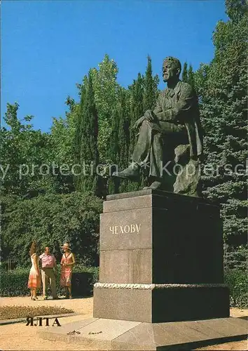 Denkmal Tschechow Jalta  / Denkmaeler /