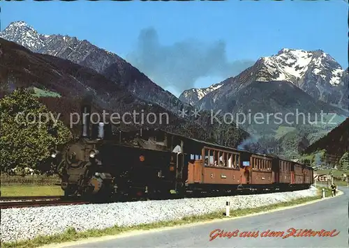 Lokomotive Zillertalbahn Gruenberg Kat. Eisenbahn