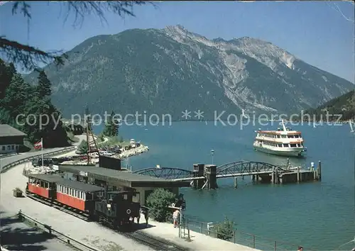 Zahnradbahn Achenseebahn Motorschiff Kat. Bergbahn