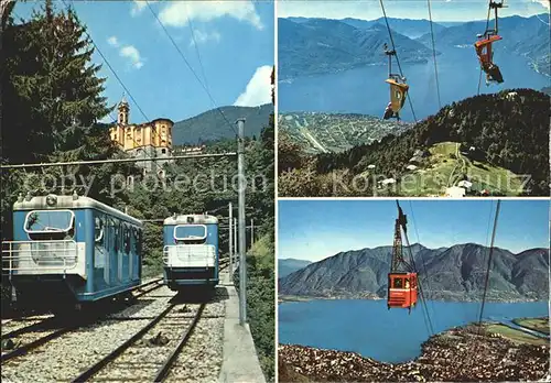 Seilbahn Zahnradbahn Sessellift Locarno Orselina Cardada Cimetta Kat. Bahnen