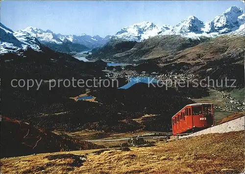 Zahnradbahn Muottas Muragl Oberengadin Kat. Bergbahn