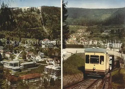 Zahnradbahn Wildbad Schwarzwald Sommerberg  Kat. Bergbahn