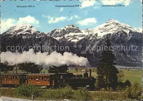 Lokomotive Zillertal Rofangebirge Tirol Kat. Eisenbahn