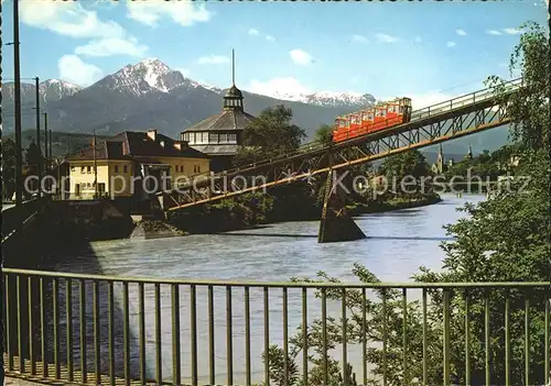 Zahnradbahn Hungerburgbahn Talstation Nockspitze Innsbruck Kat. Bergbahn