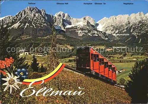 Zahnradbahn Hartkaiser Ellmau Wilder Kaiser Kat. Bergbahn