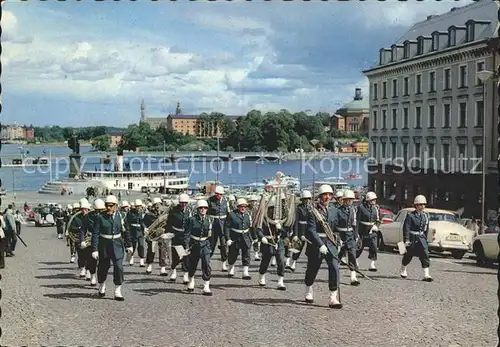 Leibgarde Wache The Royal Guard Stockholm  Kat. Polizei